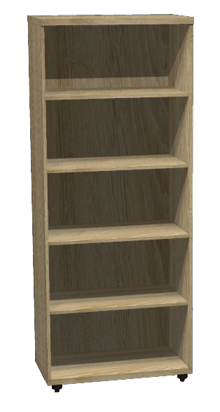 Шкаф для документов открытый 800x450x1940, артикул 0004409
