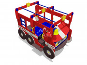 Игровой элемент на пружинах 'Пожарная машина'